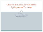 Pythagorean Theorem: Euclid`s proof