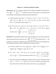 Chapter #5 - Continuous Random Variables