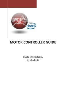 Motor controller guide