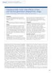 Extrapyramidal motor side-effects of first