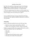 Epithelium Review Sheet