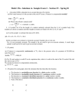 Math 115a – Exam 2 – Section 2 – Fall 00