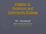 Chapter 5 Notes Part A - Mr. Manskopf Environmental Science