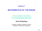 lecture 1 () - Stanford Department of Mathematics