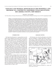 geology and mineral resources in the hopewell and bromide no. 2