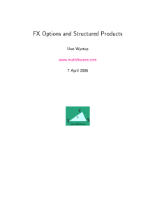 FX Options and Structured Products