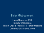 Elder Mistreatment - Academy on Violence and Abuse