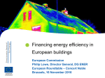 European Roundtable Financing Energy Efficiency in European