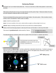 Astronomy Review