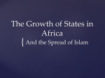 The Growth of States in Africa