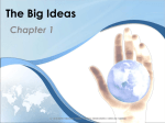 The big ideas