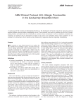 Allergic Proctocolitis in the Exclusively Breastfed Infant