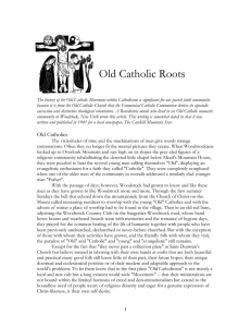 Old Catholic Roots - Ecumenical Catholic Communion, Home Page