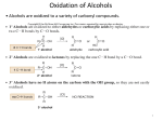 Oxidation of Alcohols