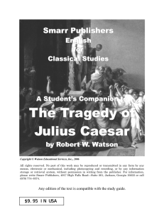 Cov-Julius Caesar - Smarr Publishers