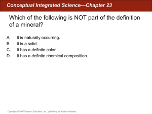 Conceptual Integrated Science—Chapter 23