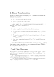 2. Linear Transformations Fixed Point Theorems