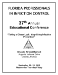 Conference Objectives - Florida Professionals in Infection Control