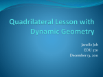 Quadrilateral Lesson with Dynamic Geometry
