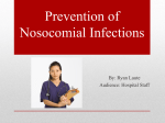 Information for the Prevention of Nosocomial Infections