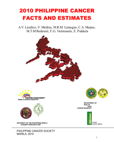 2010 philippine cancer facts and estimates