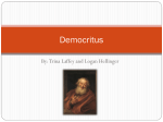 Democritus - Blackboard