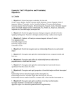 Unit 9 Vocabulary and Objectives File