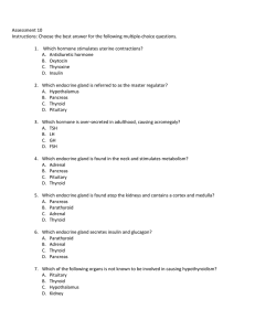 Assessment 10 Instructions: Choose the best answer for the