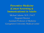 Prevention/Screening in Adults