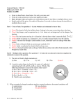 Old Miterm1 Exam with Solution
