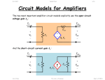 Circuit models for a..