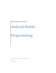 Android Mobile Programming - Andrew Khosugih – 1501156143