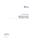 Sun Java System Application Server 8 Developer`s Guide