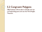 5.2 Congruent Polygons
