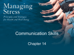 Chapter 14: Communication Skills