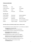 Finite and non-finite Verbs