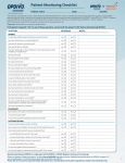 Patient Monitoring Checklist - OPDIVO® (nivolumab) + YERVOY