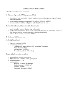 IGNEOUS ROCK ASSOCIATIONS