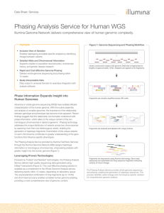 Phasing Analysis Service for Whole Human Genome Sequencing