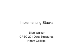 Stack Implementations
