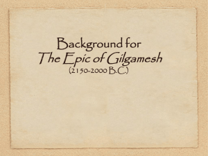 Platte`s Gilgamesh PowerPoint