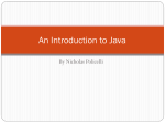 An Introduction to Java