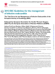 2015 ESC Guidelines for the management of infective