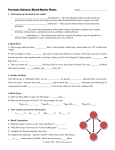 Forensic Science: Blood Basics Notes