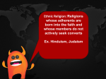 general beliefs held by the Christian religion