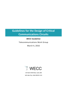 Guidelines for the Design of Critical Communications Circuits_current