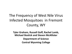 A Two-Year Serosurvey of a Rural Population for West Nile Virus