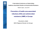 Prevention of health-care-associated infections (HAI) and