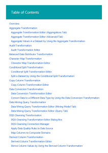 Integration Services Transformations | Microsoft Docs