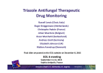 Triazole Antifungal Therapeutic Drug Monitoring